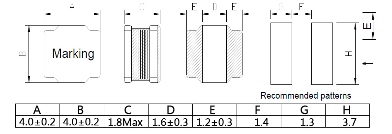 SMD電感 2.2uH NR4018-2.2UH 規格