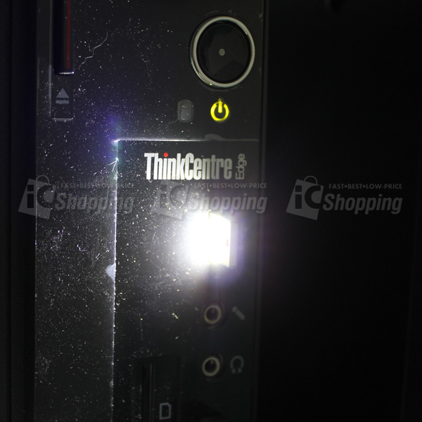 USB LED燈,主機使用展示,側邊