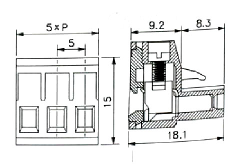 母座 90度 尺寸規格