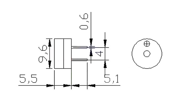 無源蜂鳴器,尺寸規格