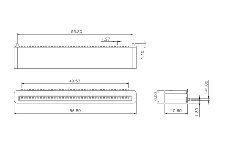 micro:bit,立式,插槽,尺寸