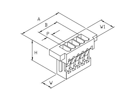 10個- JP1000-4 連接器