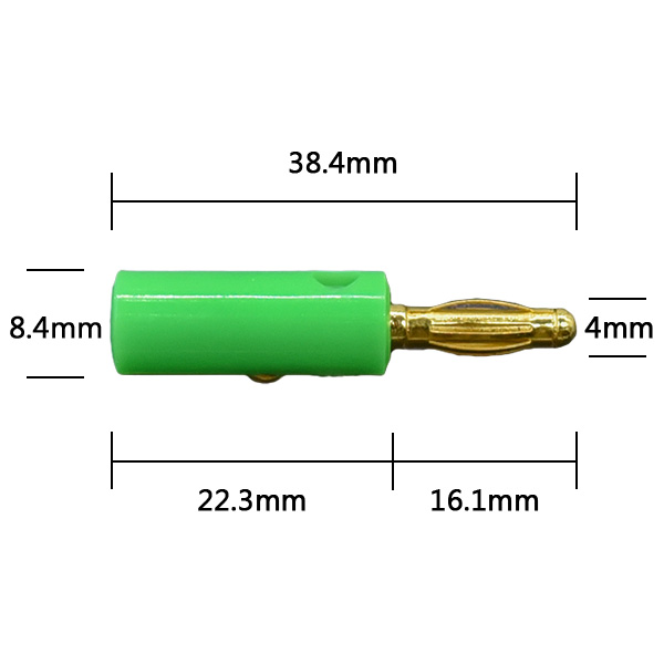 十字型香蕉接頭 1007,尺寸