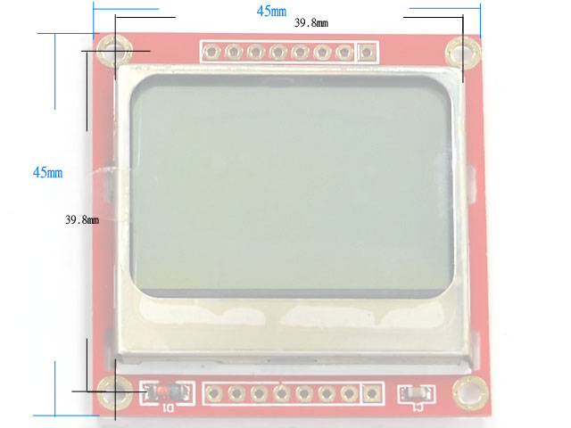 NOKIA_5110_LCD帶板(白光)_尺寸