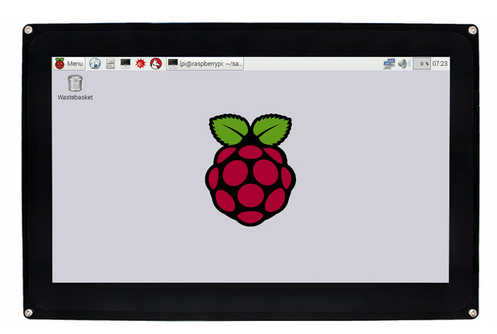10.1吋 樹莓派觸控螢幕 HDMI LCD (H) (帶外殼) 1024x600