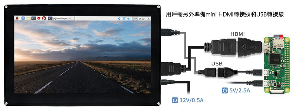 接入樹莓派 Raspberry Pi Zero W