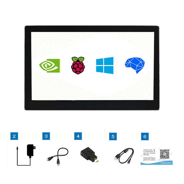 13.3吋 IPS電容式觸控LCD螢幕 1920×1080