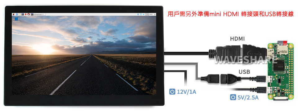 接入樹莓派 Raspberry Pi Zero W