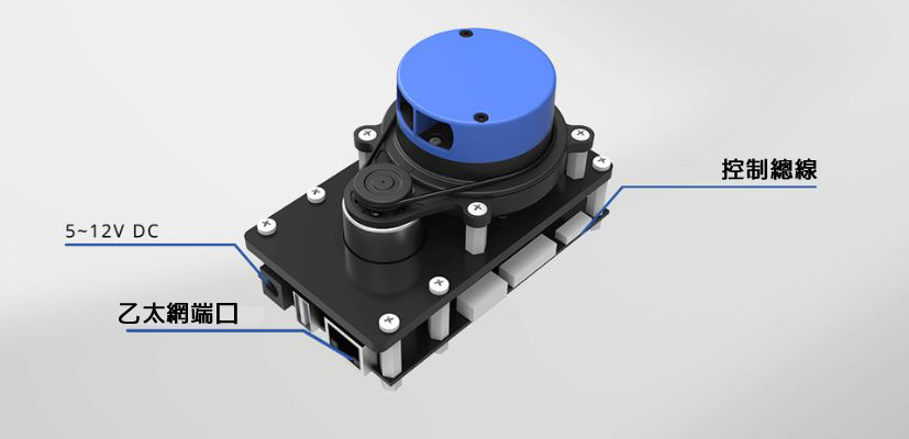 Slamtec Mapper M1M1-20M 20公尺 光學雷達測距儀套件,內建WiFi、網口,輕鬆通訊