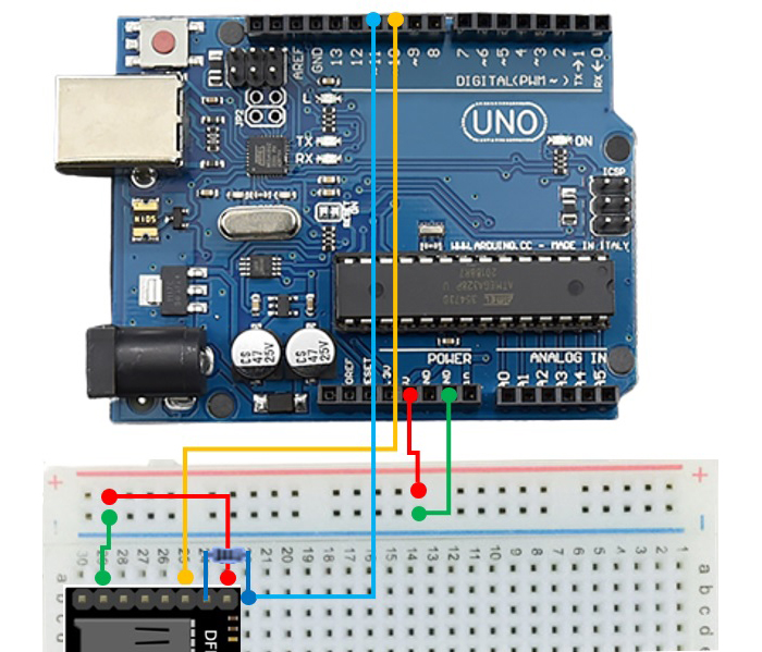 接著一樣參考官方的方法,連接剩下的電路,請依照圖連接