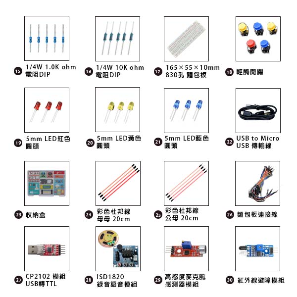 ESP32 物聯網進階學習套件
