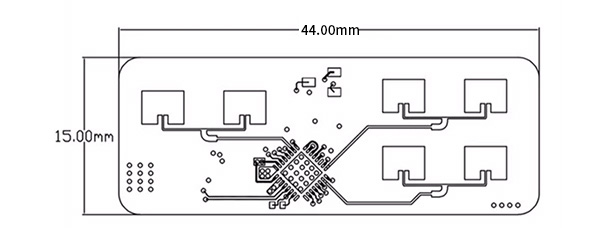 HLK-LD2450 尺寸圖 15x40mm