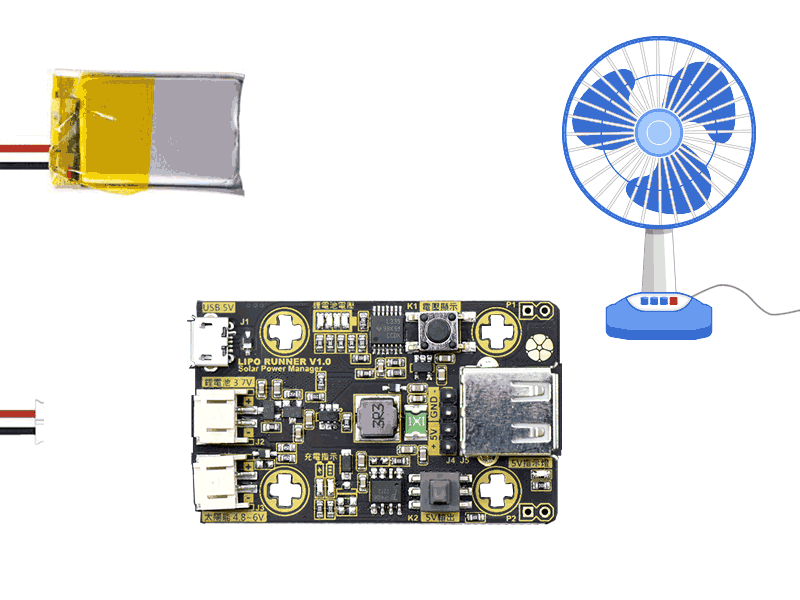 不僅是充電器,還有電源和升壓器。