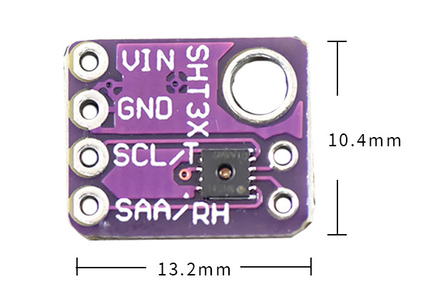 GY-SHT31-D,尺寸圖