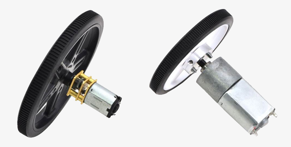 Pololu,車輪,組裝示意