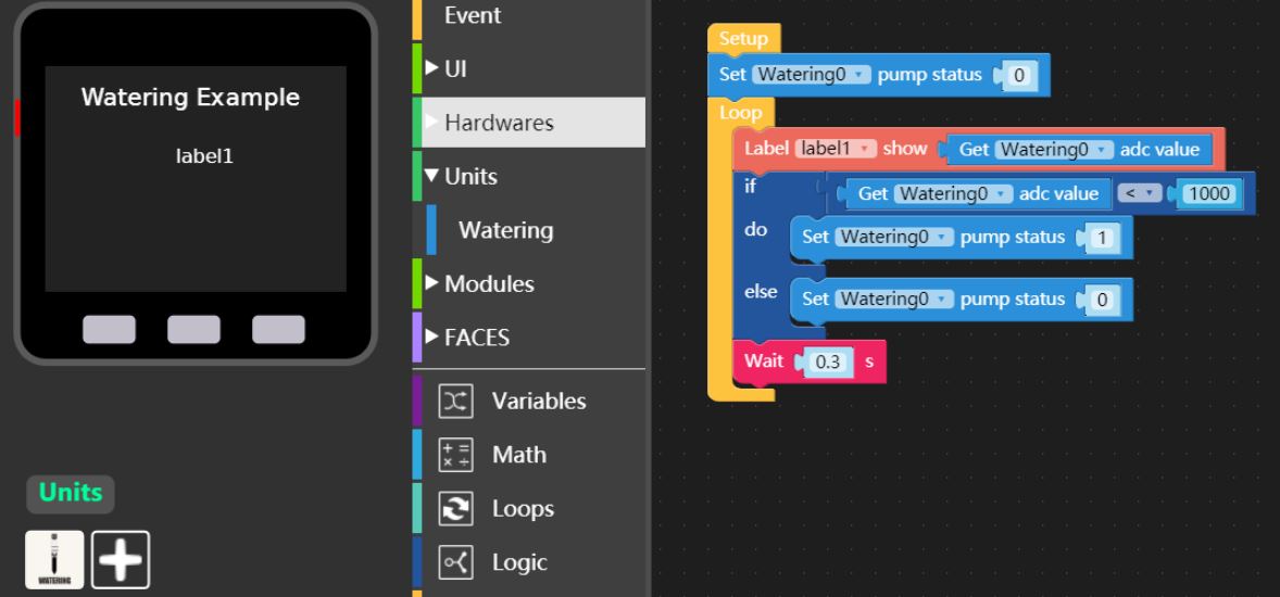 M5Stack 土壞濕度感測調節模組-U101