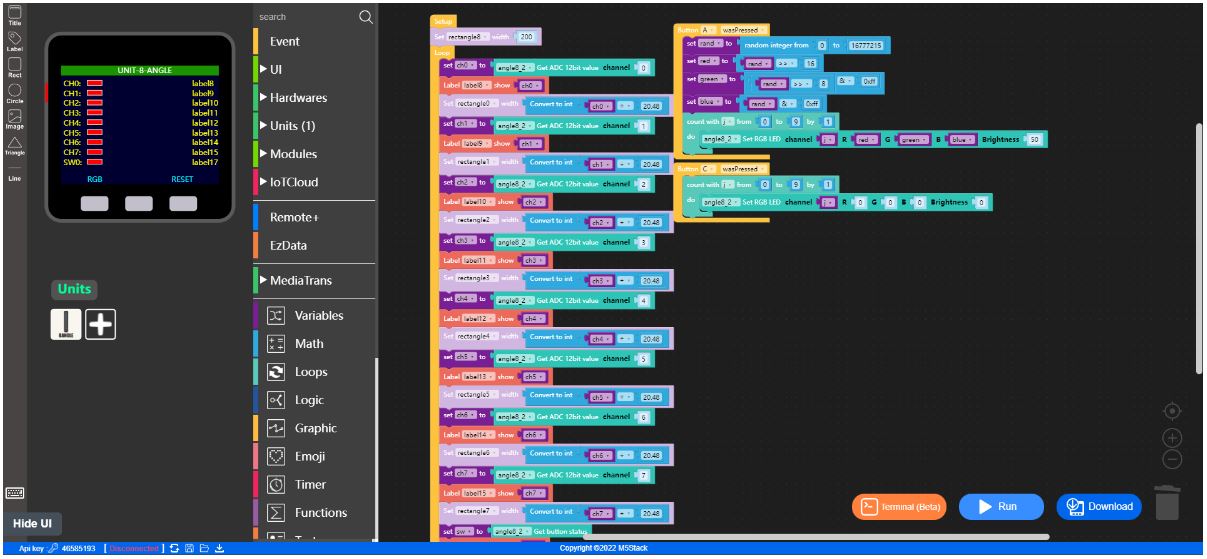 8個可調電組帶RGB燈號顯示模組(I2C介面) 電路圖