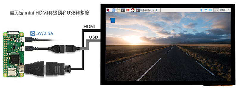 連接 Raspberry Pi Zero W