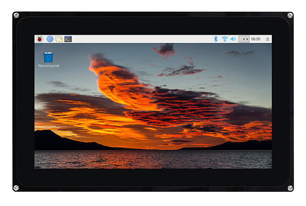 10.1吋 IPS電容式觸控LCD螢幕 1024×600 (帶外殼)