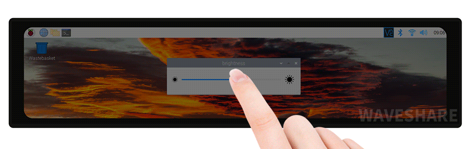 背光亮度可通過軟體調整