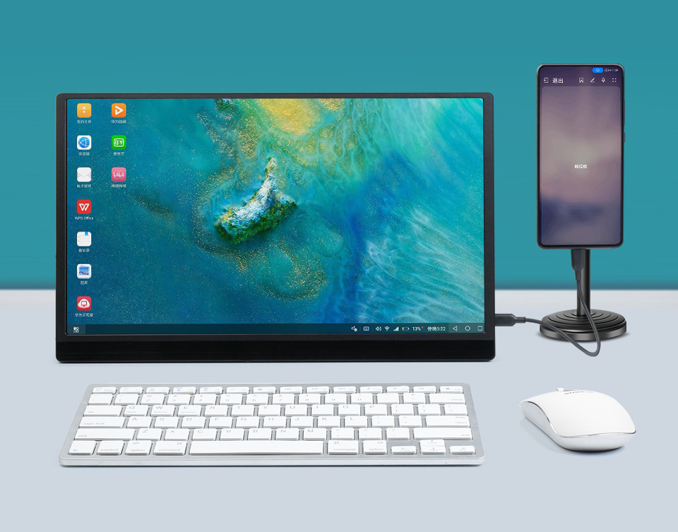 支援音樂、影片傳輸,即插即用,手機螢幕瞬間放大