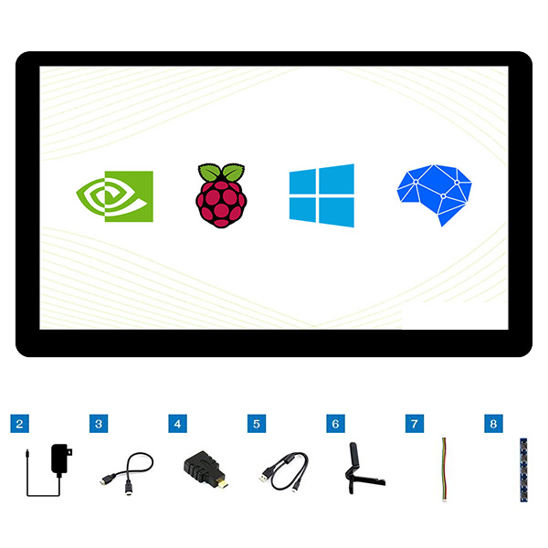 15.6吋 IPS電容式觸控 LCD 螢幕 1920×1080