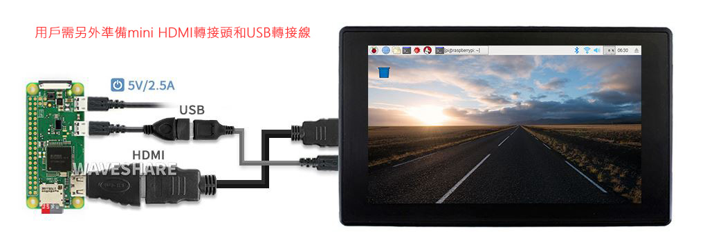 接入樹莓派 Raspberry Pi Zero W