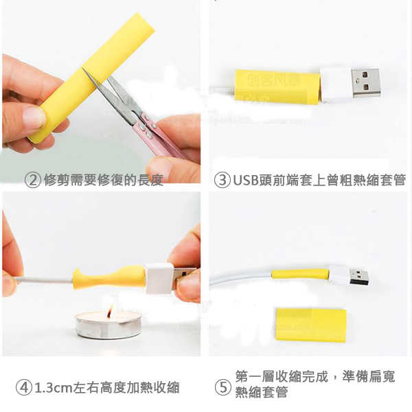 熱縮套管套件包,使用說明