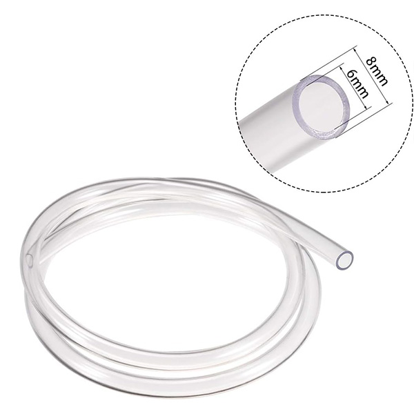 PVC透明水管 6x8mm 50cm(2分內徑)