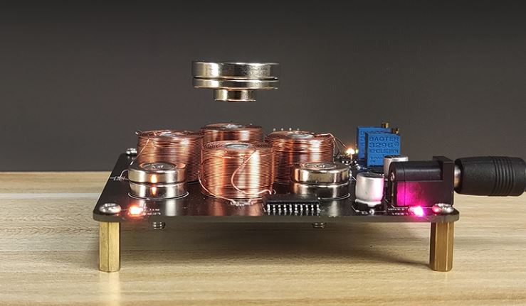 下推式磁懸浮電子DIY套件