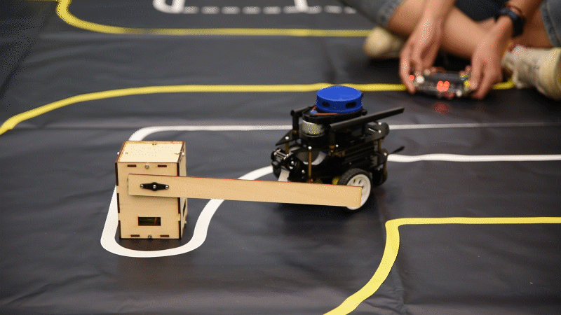 自駕車場域模擬套件組,柵欄示意圖