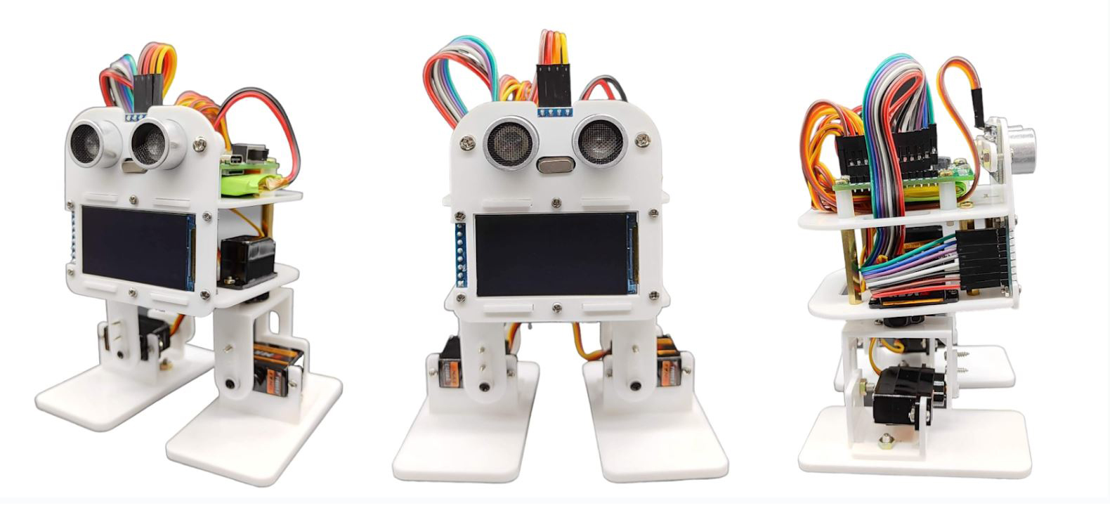 OTTO GO 二足機器人,三視圖