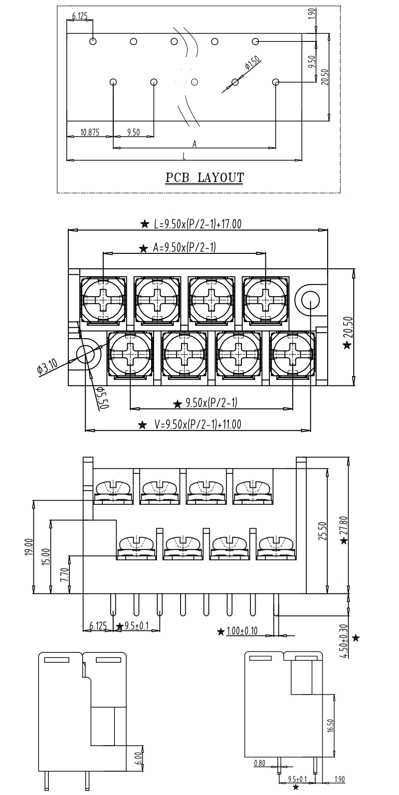 端子台_尺寸規格