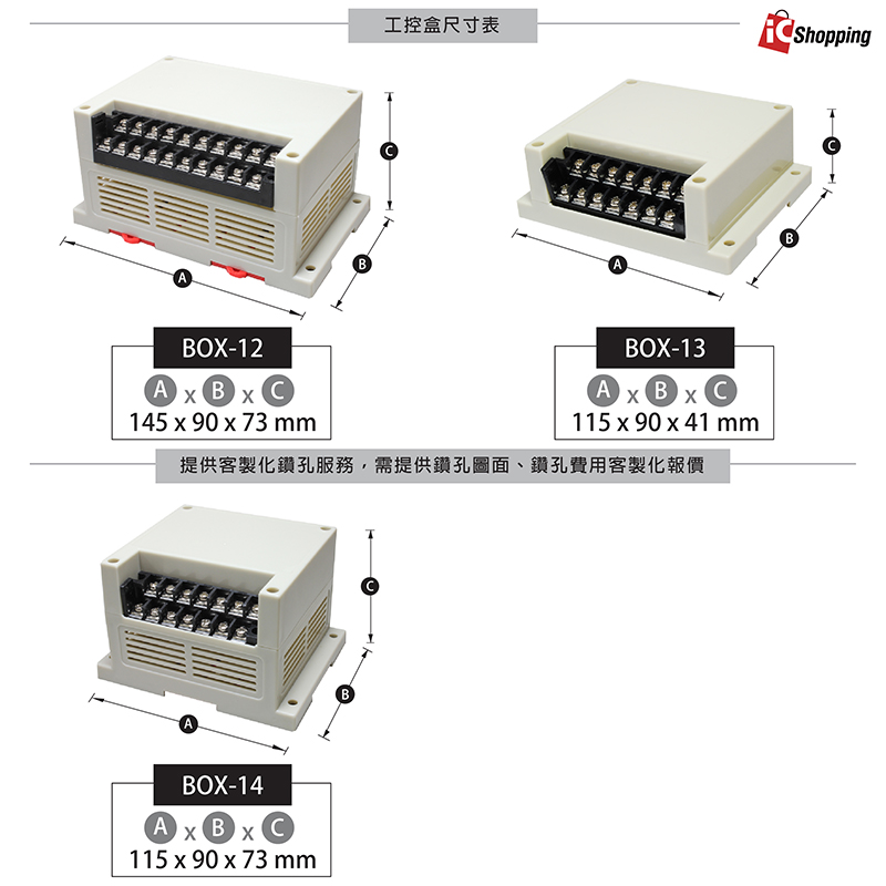工控盒_尺寸規格