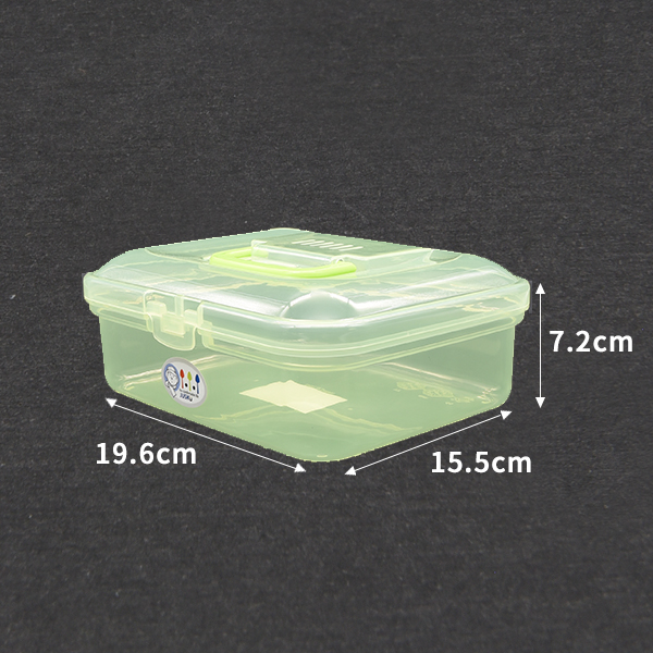 3341,中芭比收納箱,綠色,尺寸規格