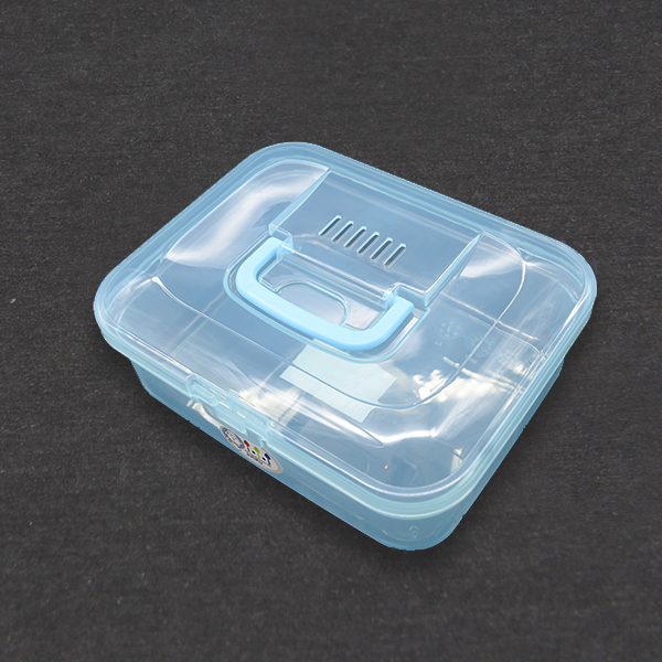 3341,中芭比收納箱,藍色