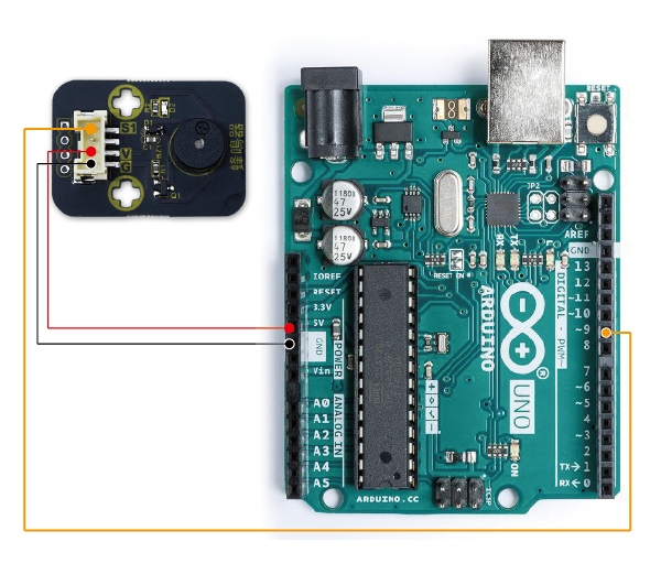 Circus,無源蜂鳴器模組,插座,電路圖
