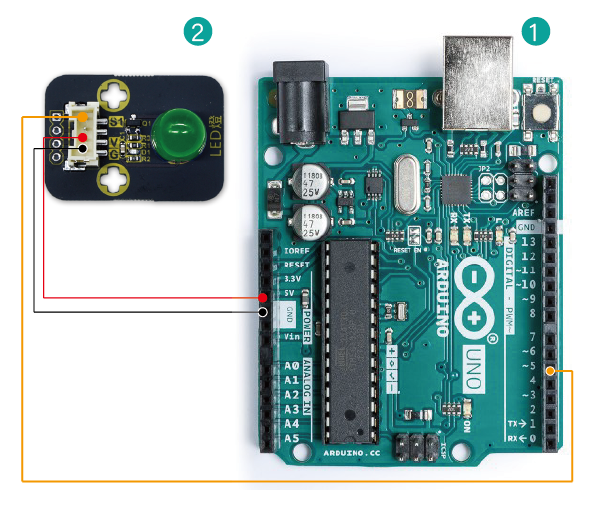 Circus,LED 指示燈 10mm 模組,正向插座,電路圖