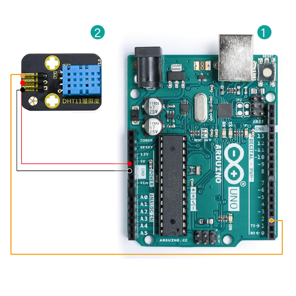 Circus,DHT11,溫濕度感測器模組,排針,電路圖