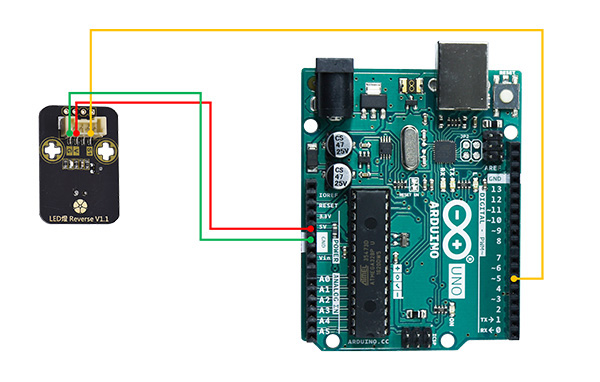 Circus,LED 指示燈 10mm 模組,反向插座(90度),電路圖